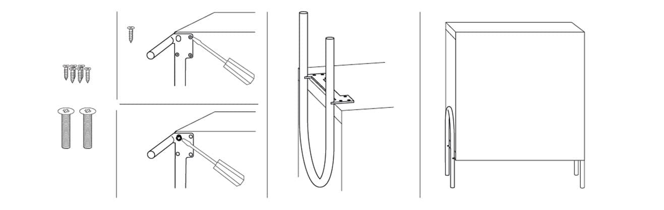 Mounting instructions for Hedvig Wide