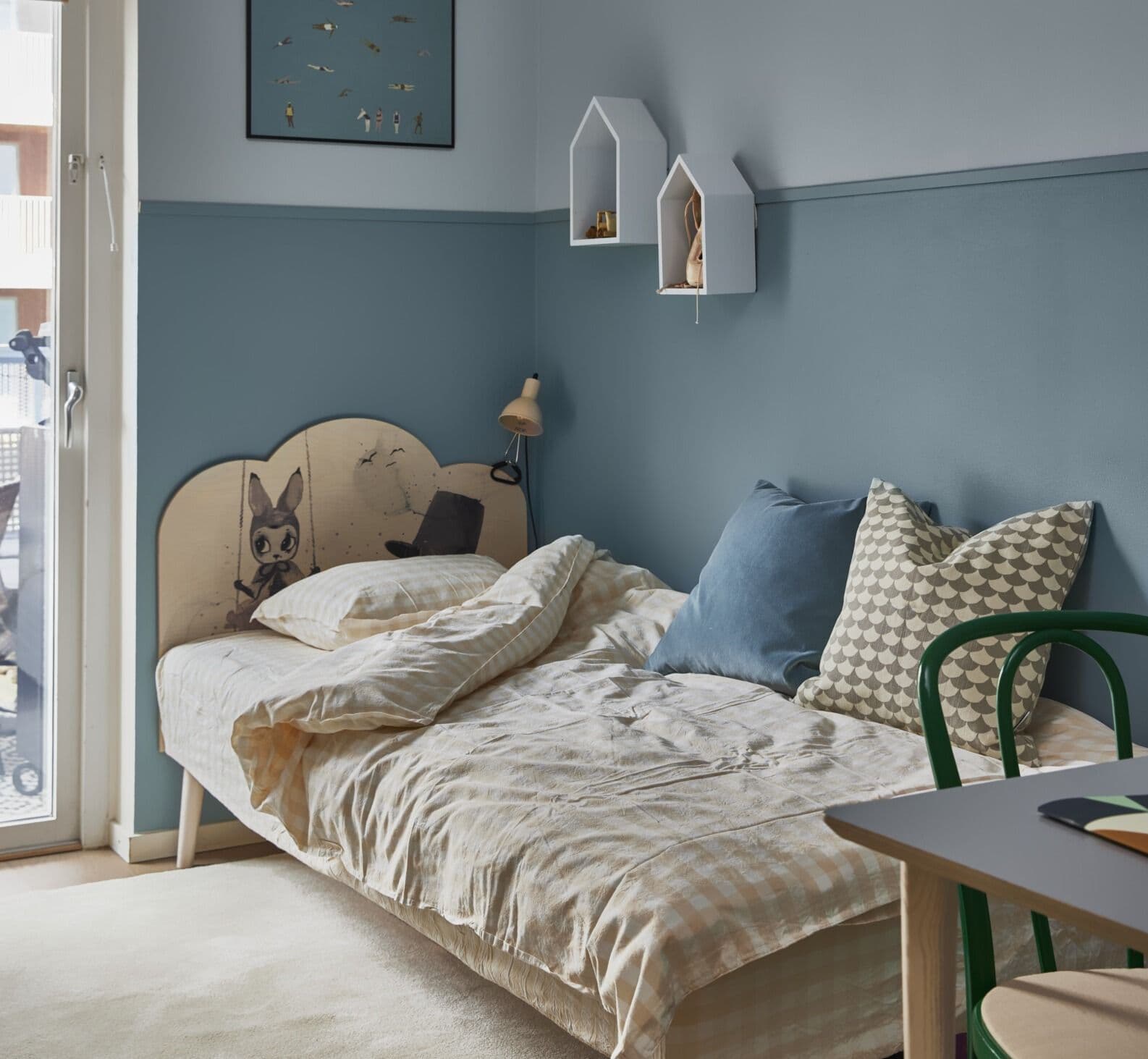 IKEA bed with Prettypegs bed legs