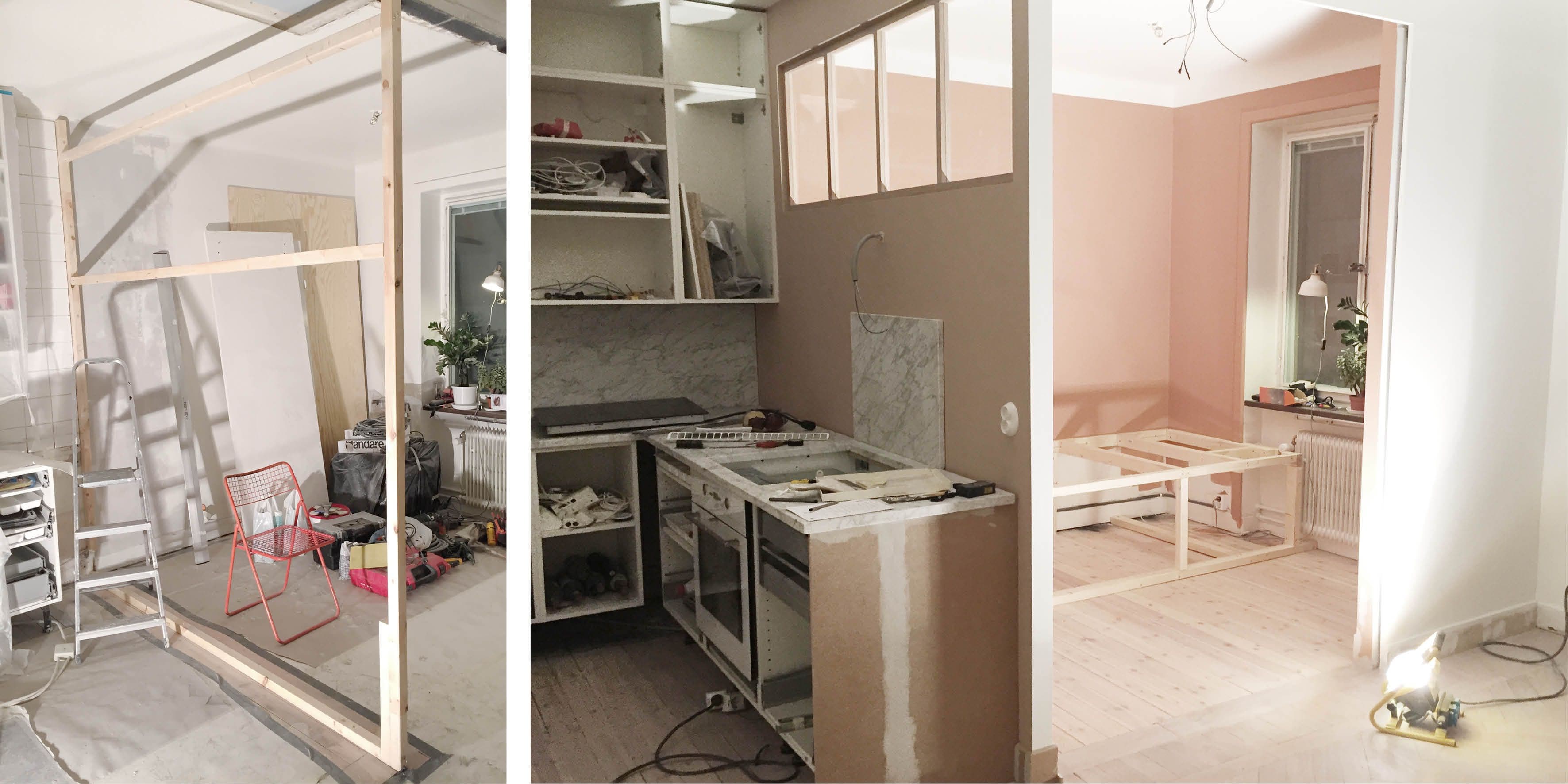 Renovering av lägenhet på Södermalm