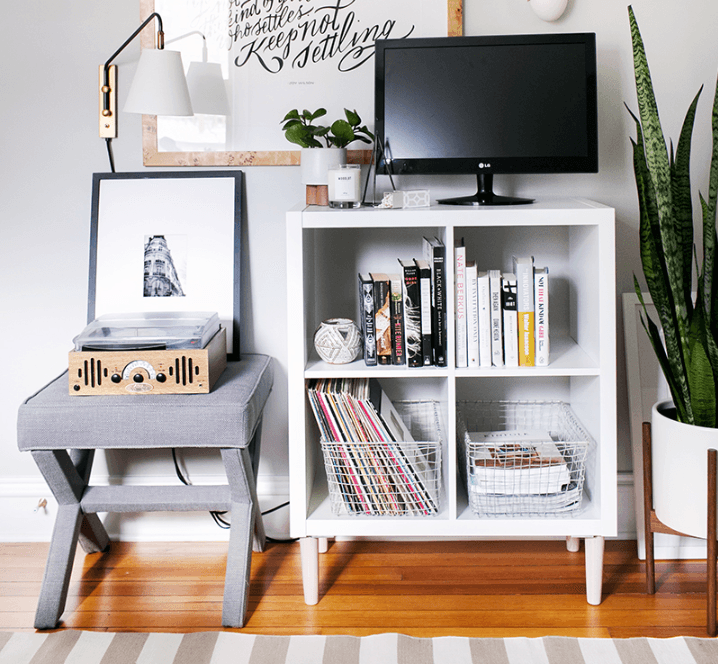IKEA Kallax TV stand