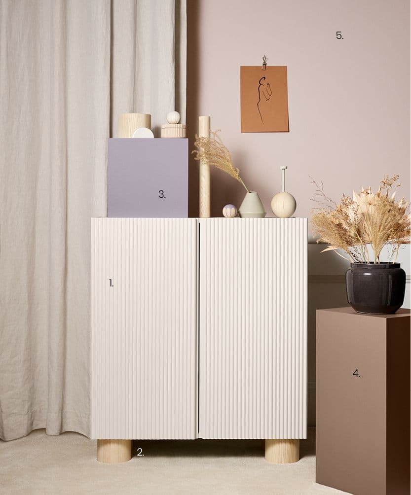 IKEA Ivar Cabinet Hack with Prettypegs fronts and furniture legs