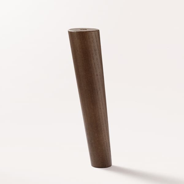 Dark wood finish