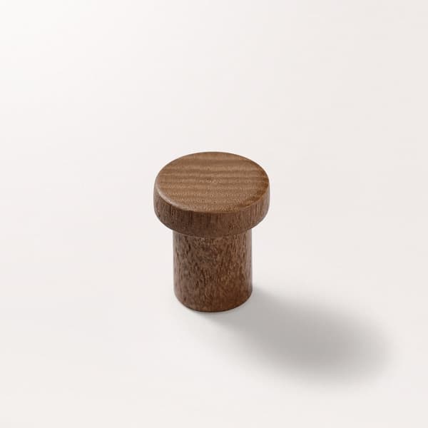 Dark wood finish