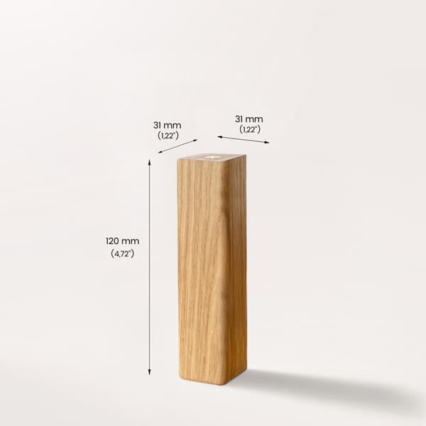 Kurt Straight 120 Oak natural