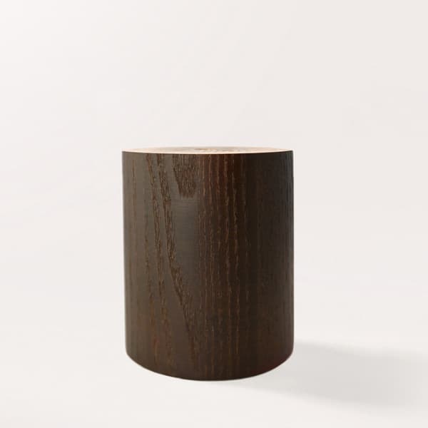 Dark wood finish