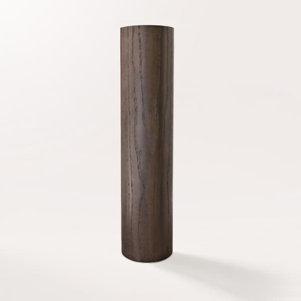 Dark wood finish