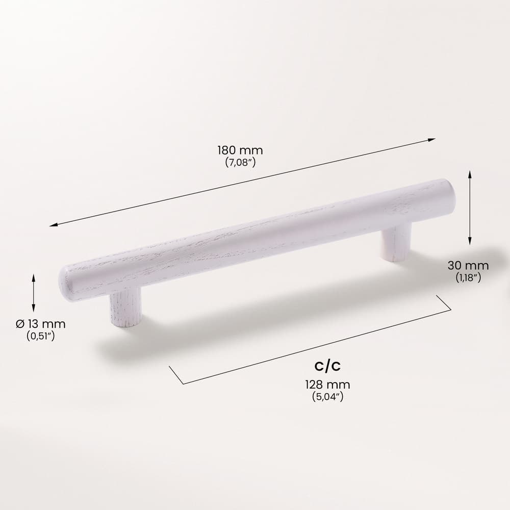 Frank 180 Lilac Grey Handle in ash wood