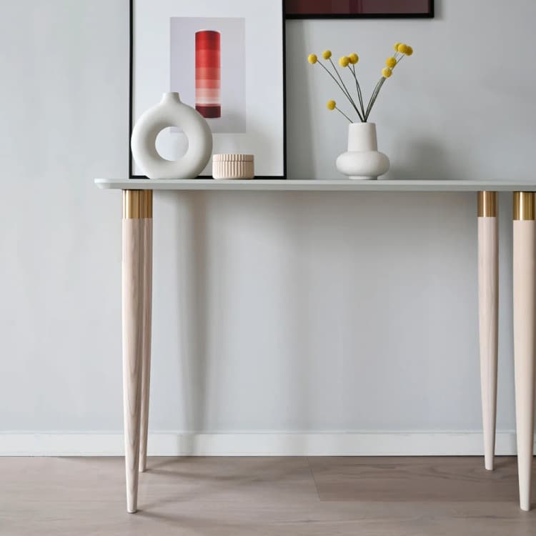 Estelle 700 Teak finish - Table leg